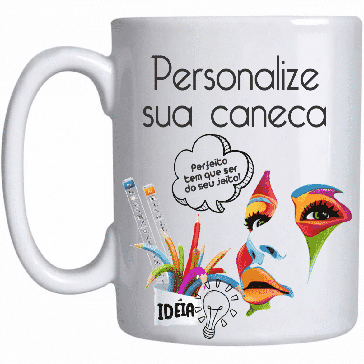CANECA DE PORCELANA
