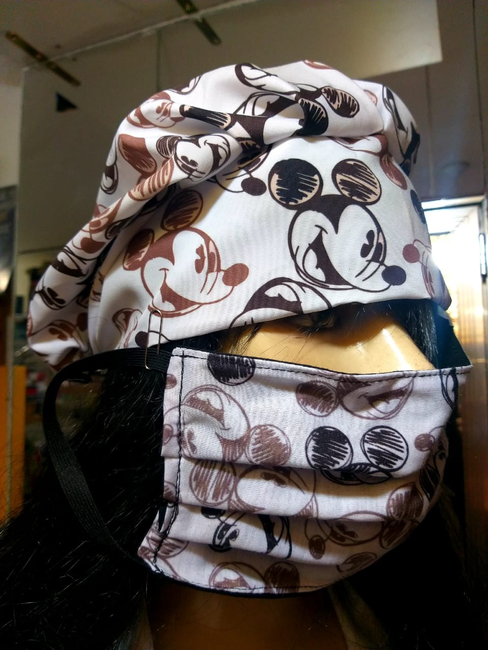 KIT TOUCA + MÁSCARA PERSONALIZADO