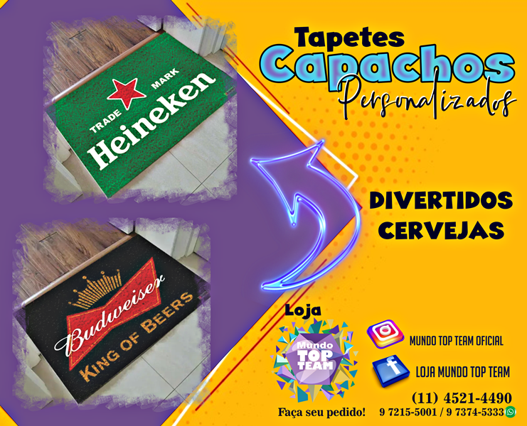 Tapete Capacho Personalizado é TOP!